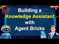 Building a Knowledge Assistant with Agent Bricks