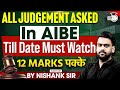 ALL Judgements Asked in AIBE | Most Important Case Laws | Bar Council of India | By Nishank Sir