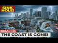Florida Beaches COLLAPSE Overnight — Giant Sinkholes Swallow Coast as Limestone Crumbles Below