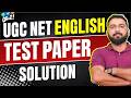 UGC NET English Offline Batch Test Paper Solution \u0026 Explanation by Vineet Pandey Sir 🔥