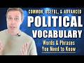 POLITICAL VOCABULARY 🇺🇸 Advanced Words \u0026 Phrases You Should Know