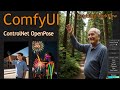 ComfyUI ControlNet OpenPose Composite workflow  #comfyui #stablediffusion #controlnet
