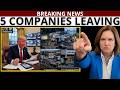 1 MIN AGO: 5 Major US Companies RELOCATE to Canada — $78B Corporate Exodus Stuns Wall Street