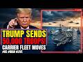 US Iran LIVE: Trump Sends 50,000 Troops, Warships \u0026 Carrier Fleet in Massive U.S. Military Build-Up