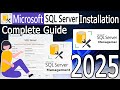 How to Install Microsoft SQL Server on Windows 10/11 [2025 Update] SQL Server Management Studio SSMS