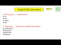 English Grammar Mix set - 15 for- All Exams #englishacademybydeepakkr.