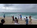 EXTREME!! JET BLAST AT MAHO BEACH St.Martin (4K)