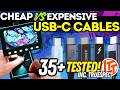 I Tested 40 Cables So You Don't Buy Rubbish + LTT TrueSpec +VFlex Review!