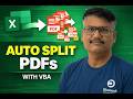 Split \u0026 Password Protect PDFs Automatically Using Excel VBA