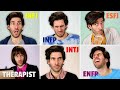 16 Personalities Interacting in Group Therapy