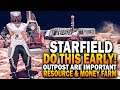 Starfield Outposts INCREDIBLY IMPORTANT! The BEST Planet For Resource Farm \u0026 Starfield Outpost Guide