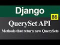 QuerySet API Methods that return new QuerySets in Django (Hindi)