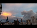 Amazing light up of clouds, time lapse, Kuala Lumpur, 28 Apr 2020