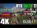 RTX 5070 Ti - Crimson Desert - 4K Cinematic Native \u0026 All DLSS 4.5 Modes With \u0026 Without 2X 3X 4X MFG
