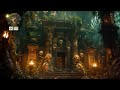 🏛️ Mysterious Jungle Temple | ASMR Evening Nature Sounds \u0026 Ambience | 6 Hours