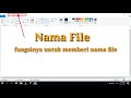 MENGENAL MENU DAN IKON PADA PAINT