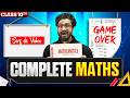 Class 10th Boards: COMPLETE MATHS in 1 Video 🔥 || ALL 14 Chapters💀 || Ritik Sir