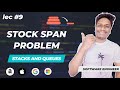 #9 Stock Span Problem | Samsung | Amazon 🔥 | Stack Data Structures | CodeOps