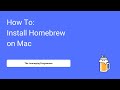Installing Homebrew on Mac - Step by Step Guide
