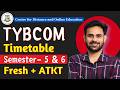 TYBCOM Semester 5 \u0026 Semester 6 Timetable 2026 | Regular + ATKT | CDOE Mumbai University Exam Date