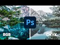 Converting images from RGB to CMYK // Photoshop