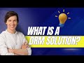 What is DRM( Digital Rights Mangement) solution and how does it work?