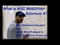 Selenium 4 - What is W3C WebDriver Architecture? || No More JSON Wire Protocol - Whiteboard Learning