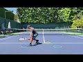 How to train tennis footwork at the net with Coach Brian Dabul / ATP tennis / Tennis drills