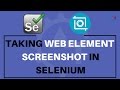 2. Taking WebElement ScreenShot In Selenium