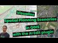 Visualise Spatial Planning Scenarios in QGIS with the AI Edit Plugin by Terralab