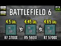 Ryzen 7 3700X vs Ryzen 5 5600 vs Ryzen 7 5700X in Battlefield 6 | RTX 5080 [ 1080p, 1440p ]
