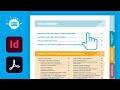 Interactive PDF Design | Table of Contents Navigation