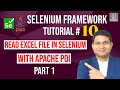 Selenium Framework Tutorial #10 - Read Excel File in Selenium with Apache POI - Part 1