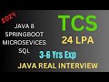 TCS 3 Years Interview Experience | Java Spring Boot | Microservices