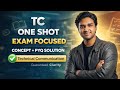 Technical Communication ONE SHOT | Concept Explanation + PYQ Solution | RTU Exam Ready