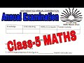 KV Question Papers / Class-5 Maths/ previous year Annual Exam/ For kendriya vidyalaya students / KVS