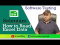How to read data from excel in Selenium WebDriver