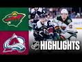 Wild vs. Avalanche | NHL Highlights | March 08, 2026