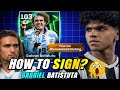 How To Sign Gabriel Batistuta in eFootball 2026 😱 103 Rated CF! 