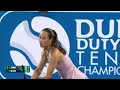 Highlights: Dubai R1 - Sara Bejlek vs. Zeynep Sonmez - 2026 Dubai Duty Free Tennis Championships