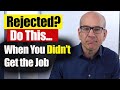 Failed Job Interview? Depressed? Here's How to Recover from a Bad Interview