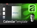 2026 Calendar Free Template and Tutorial for the New Affinity by Canva