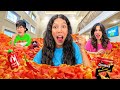 LAST TO STOP EATING SPICY CHIPS WINS MYSTERY PRIZE **Kids Went Crazy**