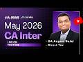 CA Inter May 2026 Marathon | Direct Tax | Full Syllabus Revision in One Shot | Day 1