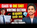 CLASS 10TH FULL WRITING SECTION | HALF-YEARLY EXAMS | ANALYTICAL PARAGRAPH/LETTER WRITING |TO EDITOR
