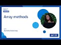 Array methods [33 of 51] | JavaScript for Beginners