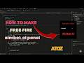 HOW TO CREATE SAFEST AIMBOT AI OB52 🔥| HOW TO MAKE PANEL FOR FREE FIRE | NEW SAFEST AIMBOT AI METHOD