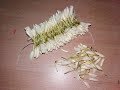 very closely to string pichi flower garland | how to tie pichi flowers | how to string flowers