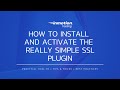 How to Install and Activate the Really Simple SSL Plugin