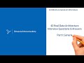 40 Real Data Architect Interview Questions \u0026 Answers - Part I